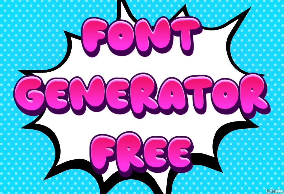 Font Generator Free Tekst effect