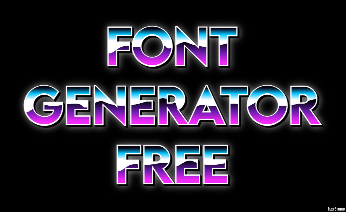 Font Generator Free Effetto testo