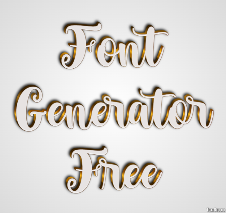 Font Generator Free Effetto testo