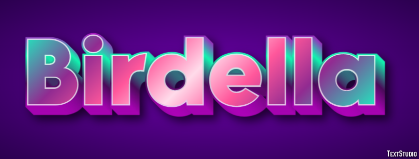 Birdella Efekt tekstowy