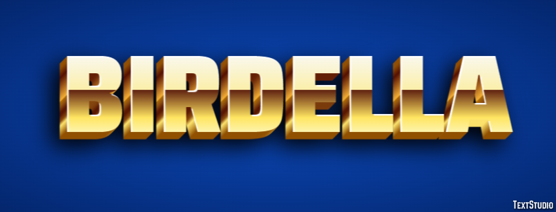 Birdella Effet de Texte