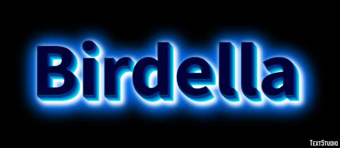 Birdella Text Effect