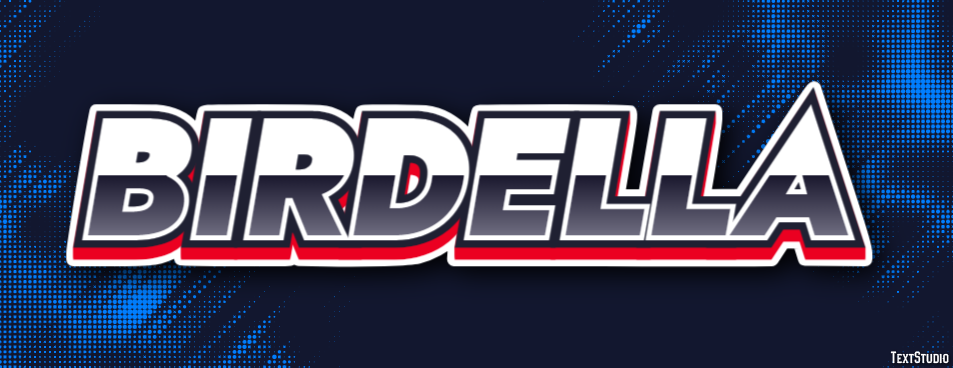 Birdella Text effect