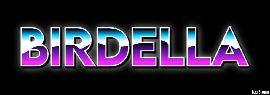 Birdella Texteffekt