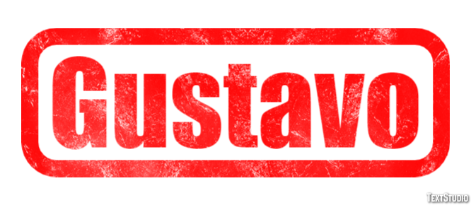Gustavo Texteffekt
