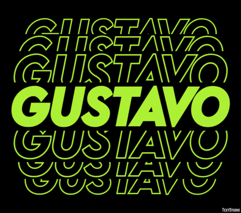 Gustavo Texteffekt