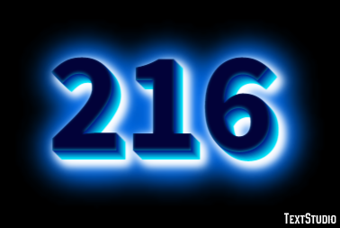 216 Text Effect