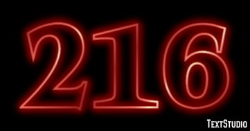 216 Text Effect