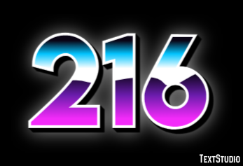216 Text Effect