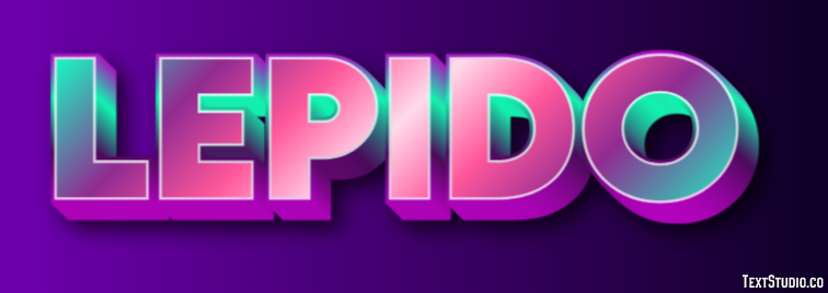 Lepido Effetto testo