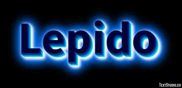 Lepido Effetto testo
