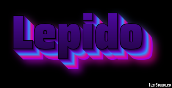 Lepido Effetto testo