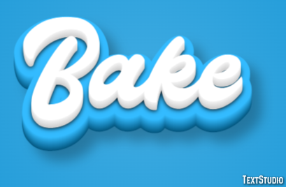 Bake Metin Efekti