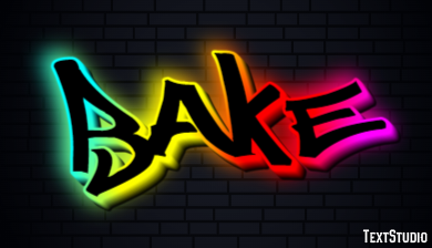 Bake Metin Efekti