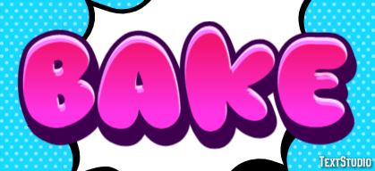 Bake Text Effect