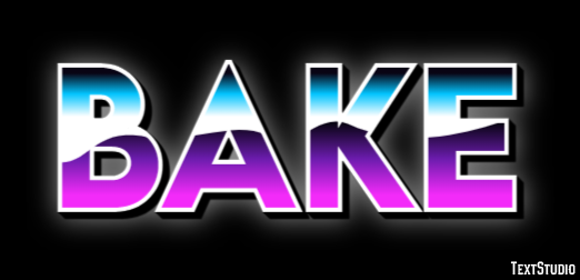 Bake Metin Efekti