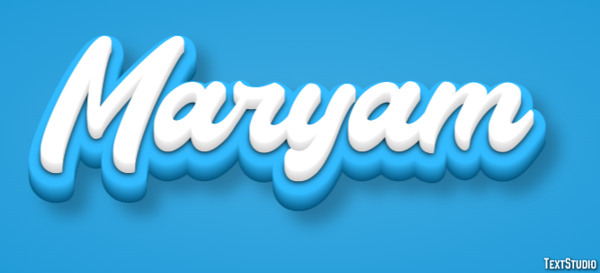 Maryam Text Effect