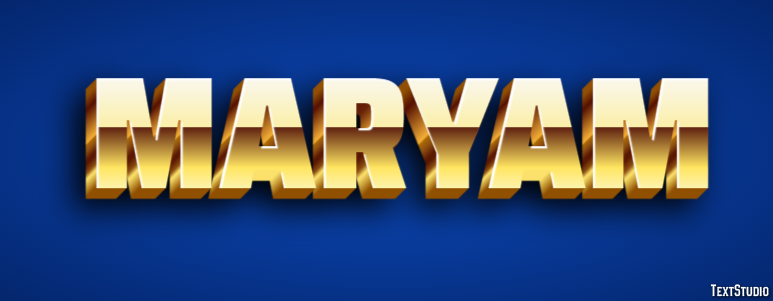 Maryam Text Effect