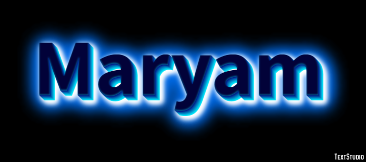 Maryam Text Effect
