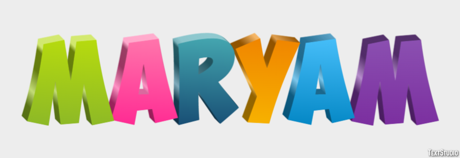 Maryam Text Effect