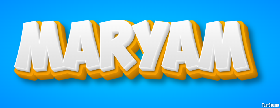 Maryam Text Effect