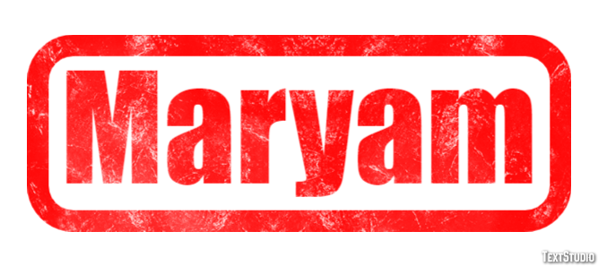 Maryam Effet de texte