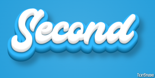 Second Efecto de Texto