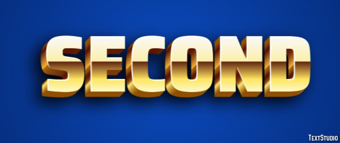Second Efecto de Texto
