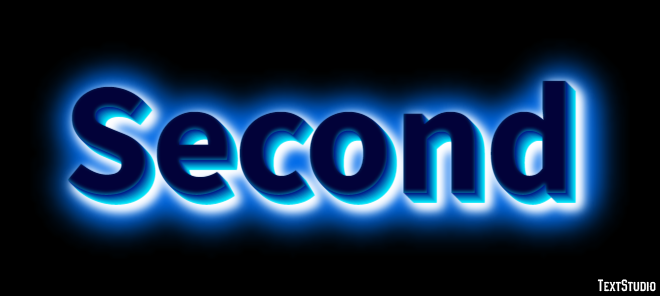Second Efecto de Texto
