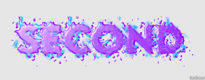 Second Efecto de Texto