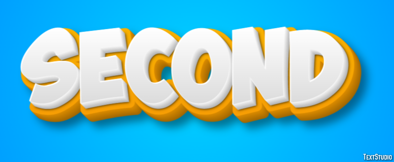 Second Efecto de Texto
