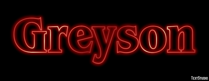 Greyson Efekt tekstowy
