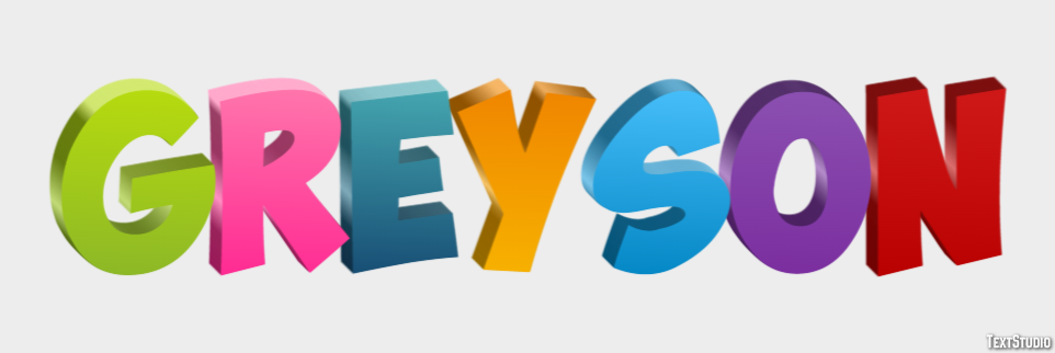 Greyson Efekt tekstowy