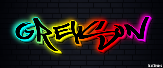 Greyson Efekt tekstowy