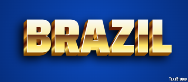 Brazil Text Effect