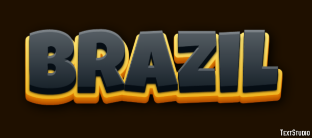 Brazil Text Effect