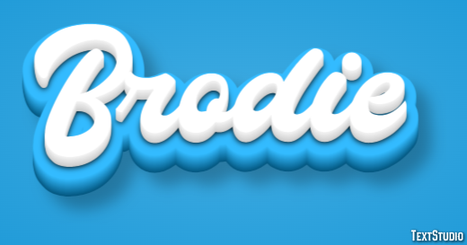 Brodie Text Effect