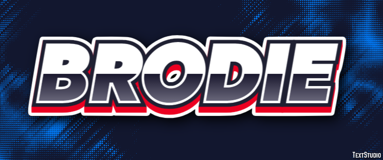 Brodie Texteffekt