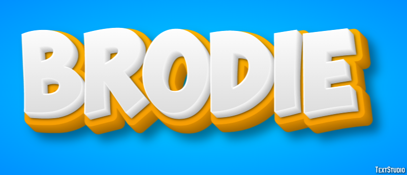 Brodie Text Effect