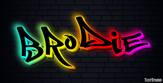 Brodie Text effect