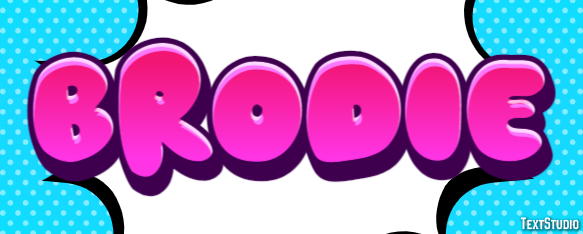 Brodie Text effect