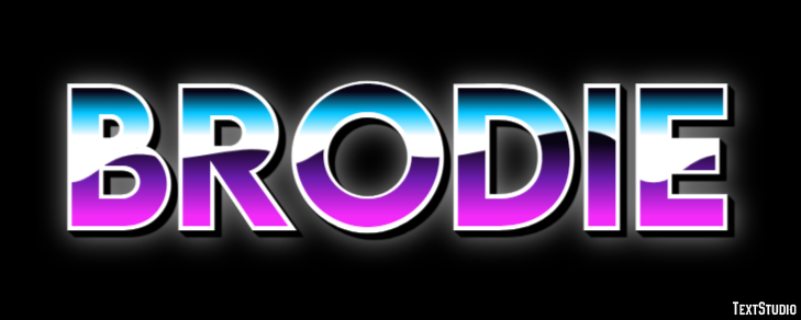 Brodie Texteffekt