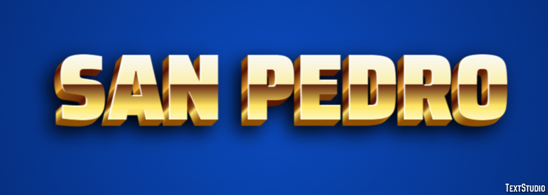 San Pedro Tekst Effect