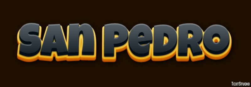 San Pedro Tekst Effect