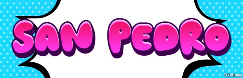 San Pedro テキスト効果