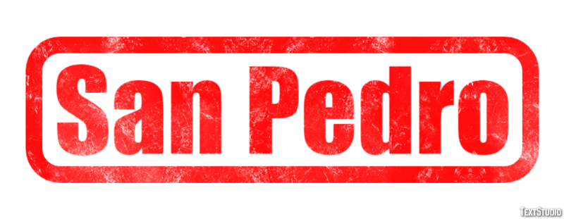 San Pedro テキスト効果