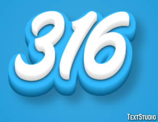 316 Efeito de texto