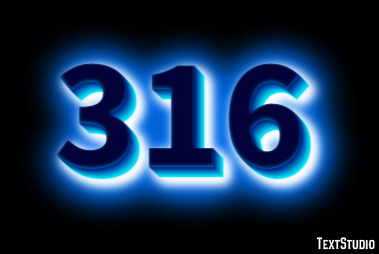 316 Efecto de Texto