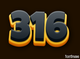 316 Efecto de Texto