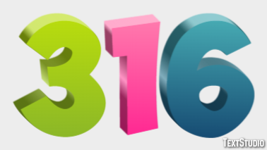 316 Efeito de texto